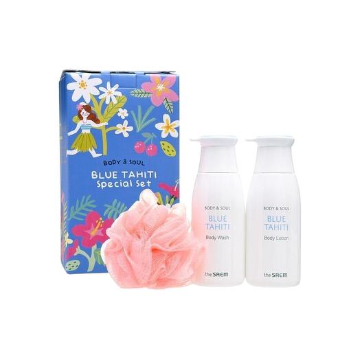 The Saem Body   Soul Набор для тела увлажняющий с экстрактом цветов тиаре Body   Soul Blue Tahiti Special Set