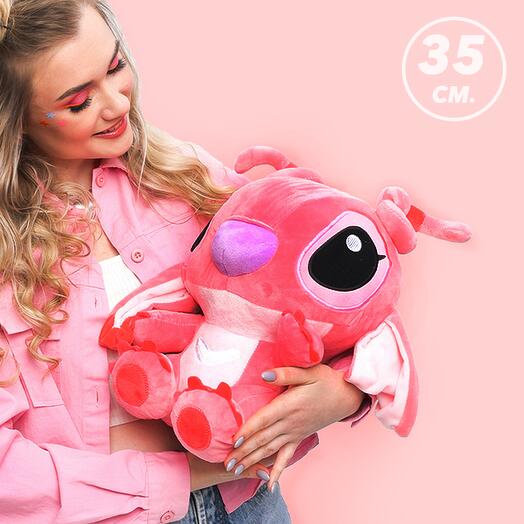 Мягкая игрушка розовый Стич девочка Лола
