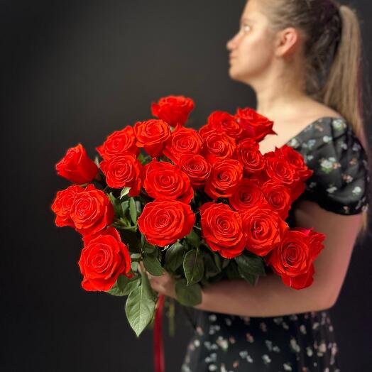 25 красных роз Нина