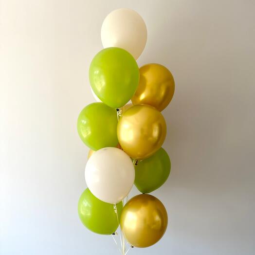 Воздушные шары набор «Фисташка» 12 шт
