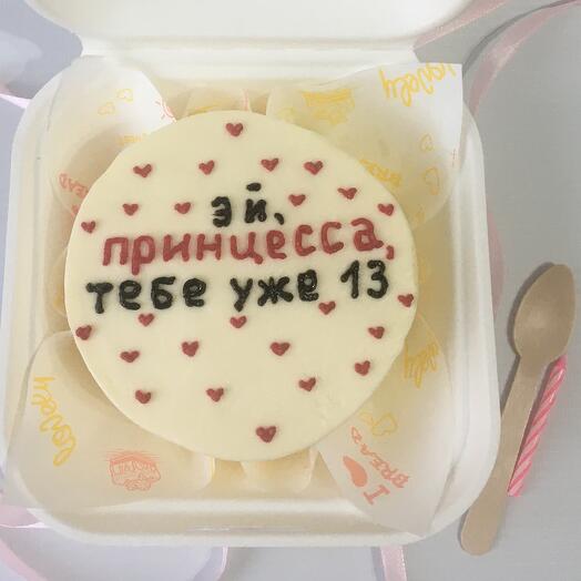 Бенто торт к 13-летию