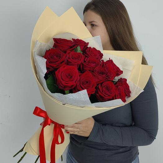 15 rosas Burdeos