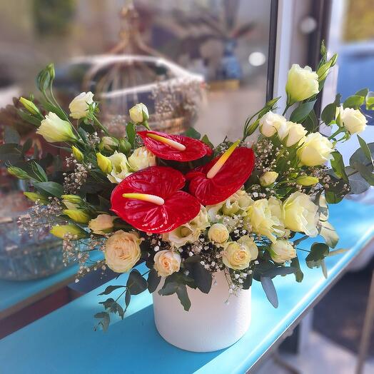 Цветы в коробке321