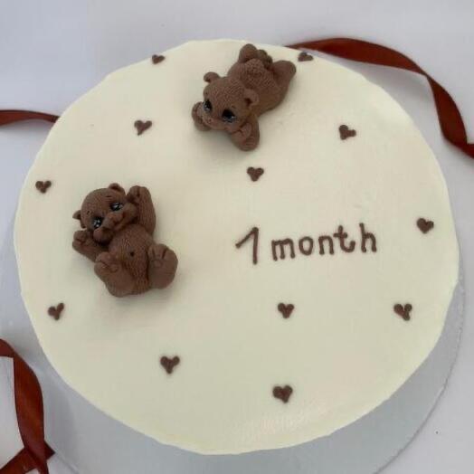 Бенто торт на 1 месяц