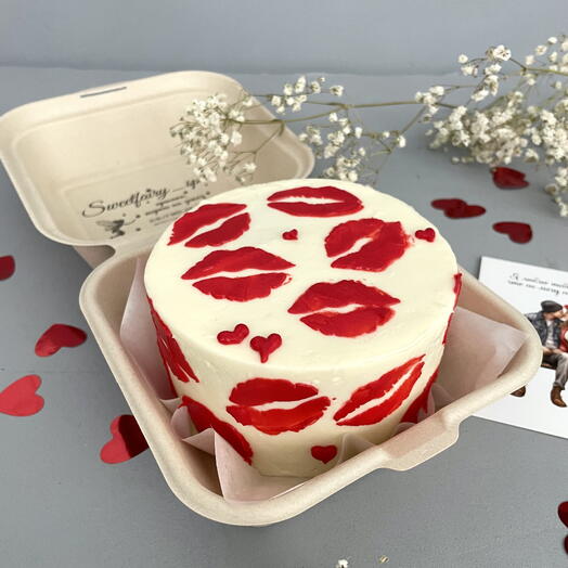 Бенто-торт «Губы»
