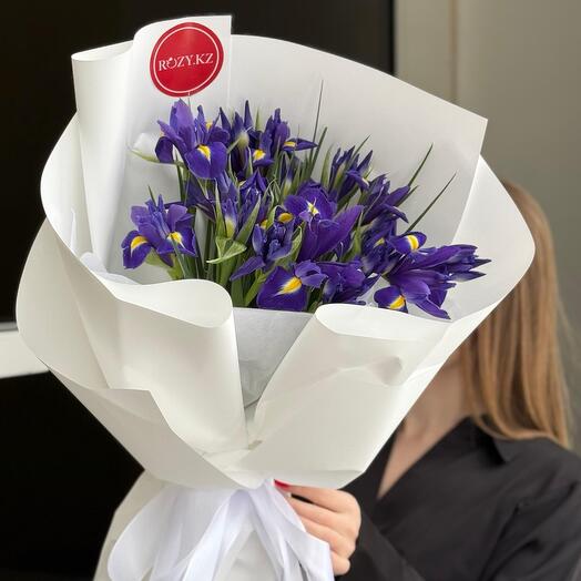 Букет из 11 ирисов