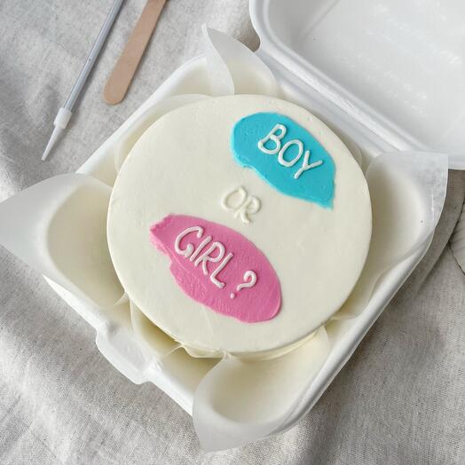 Pastel de Bento en la fiesta de género