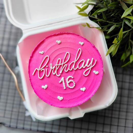 Бенто торт на день рождения 🎉 "Birthday"