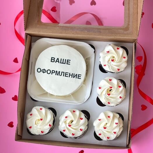 Набор бенто и капкейки с вашим оформлением на день рождения