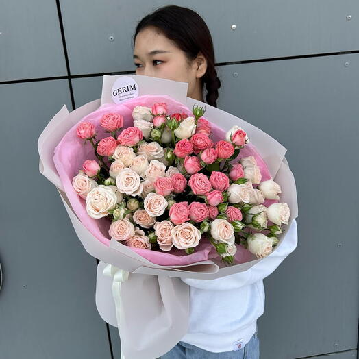 Кустовые розы 15