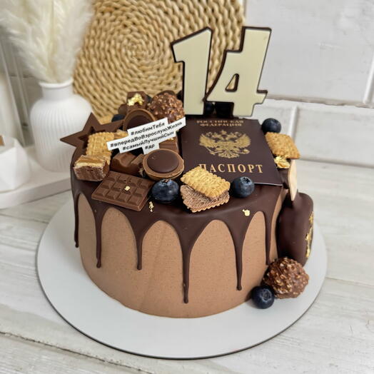 Торт на 14 лет