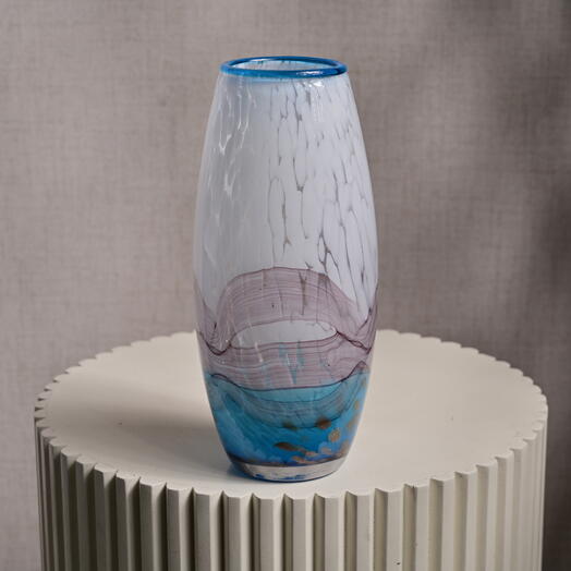Ocean Breeze Glass Vase