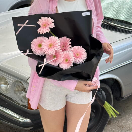 Amour rose (10 gerberas)