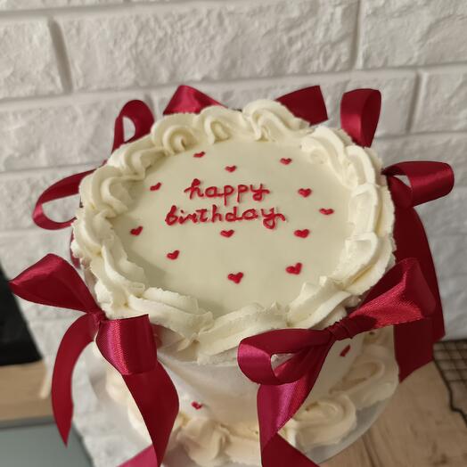 Торт Happy birthday для любимых