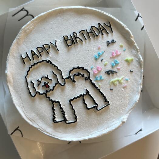 Бенто-торт "Happy Birthday"