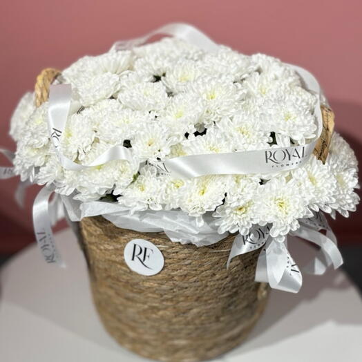 Ротанг из кустовой хризантемы