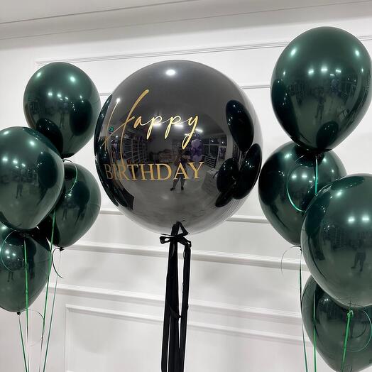 Сет шаров Happy birthday