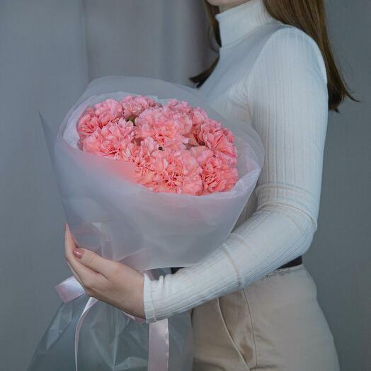 Кудрявые, розовые диантусы🌸 9шт