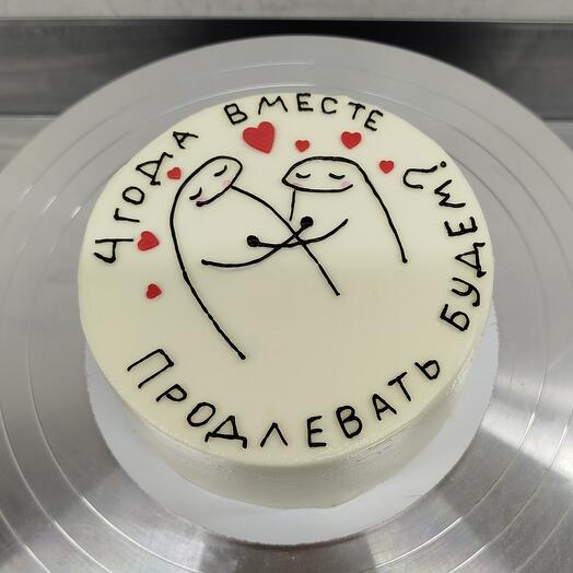 Бенто торт на годовщину отношений