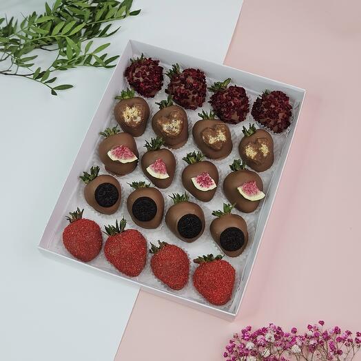 Набор клубники в шоколаде "Choco 20"