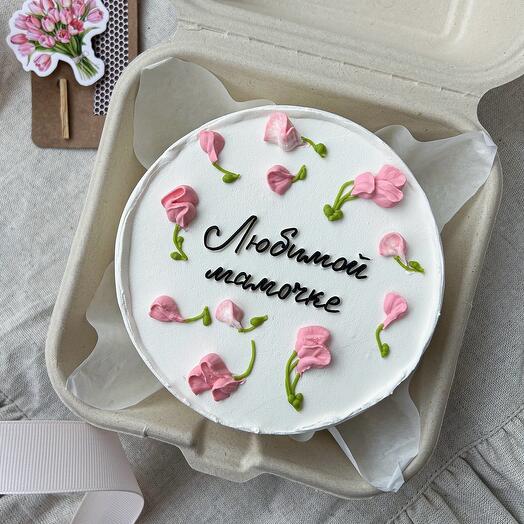 Бенто торт «Любимой мамочке» для мамы / на День Матери ️