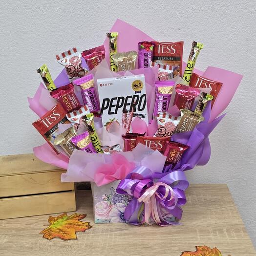 Сладкий сюрприз  в сереневом