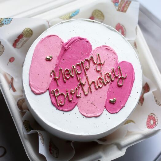 Бенто-торт на день рождения "Happy Birthday"