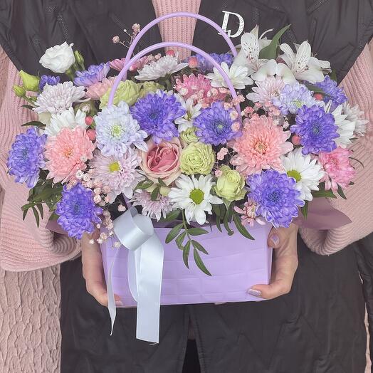 Цветочная сумочка 💜