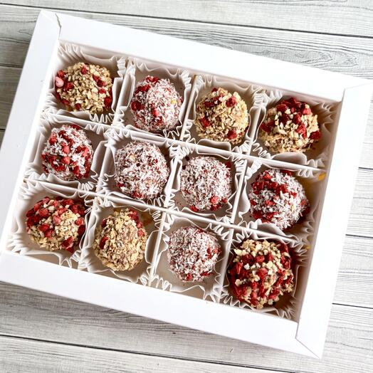 Трюфели из темного шоколада 12 шт