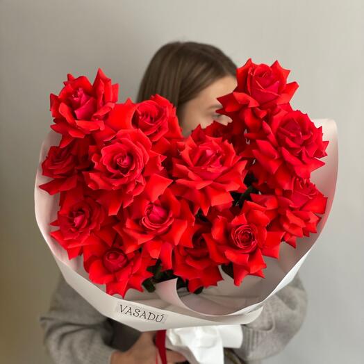 Моно из 15 французских роз