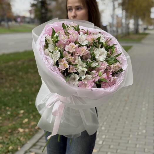 Букет «моно из альстромерии 2»