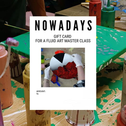 Gift Card for a fluid art master class