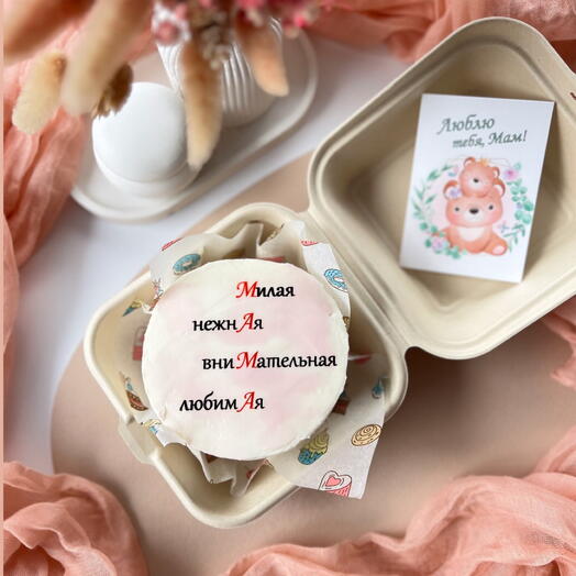 Бенто торт «Милая мама»