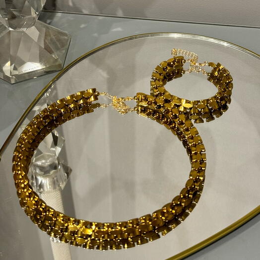 Комплект 2-ка «EMATITE INTRECCIATA - ORO»