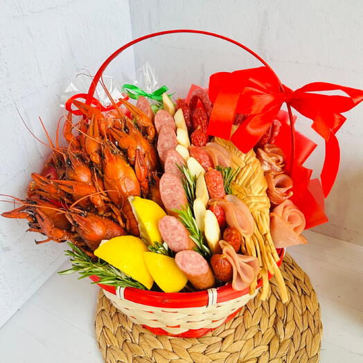 Корзина закусочная для мамы, подарок на день матери