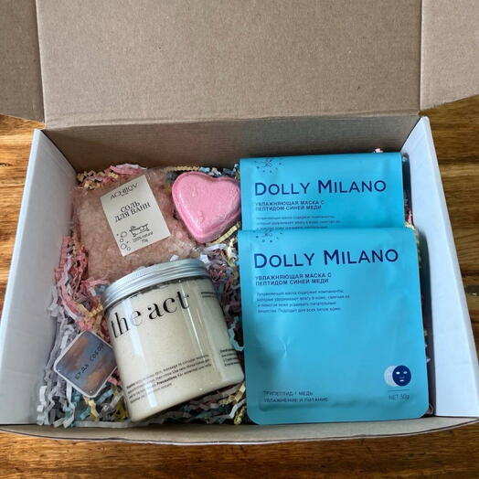 Подарочный набор скраб маски на День Рождения презент