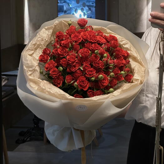 Моно из красных кустовых