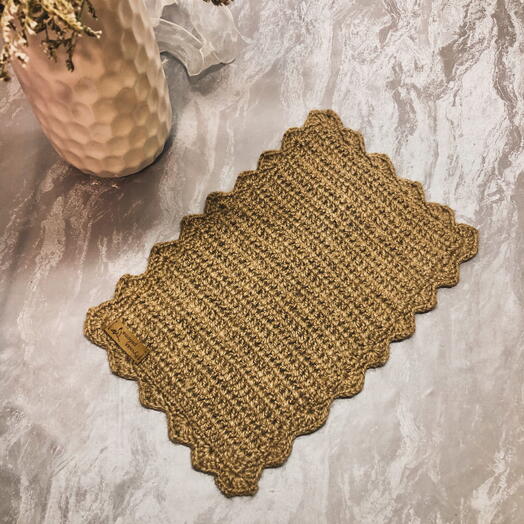 Салфетка из джута