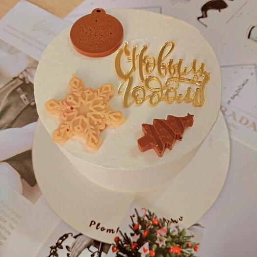 Торт-мороженое С НОВЫМ ГОДОМ 🎄