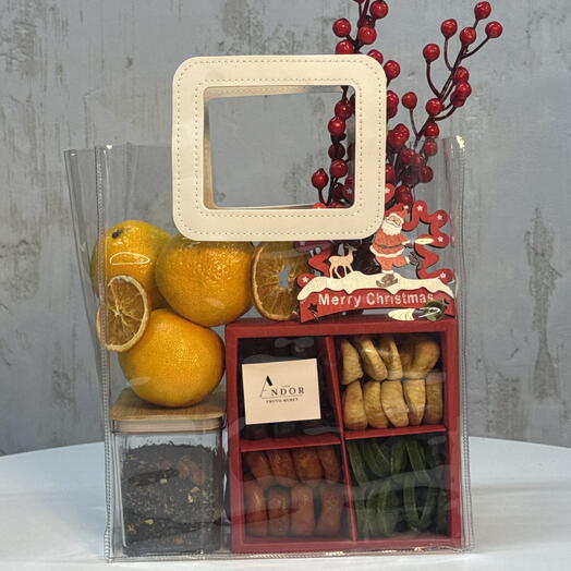 Новогодняя подарочная сумочка