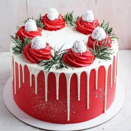 Торт новогодний