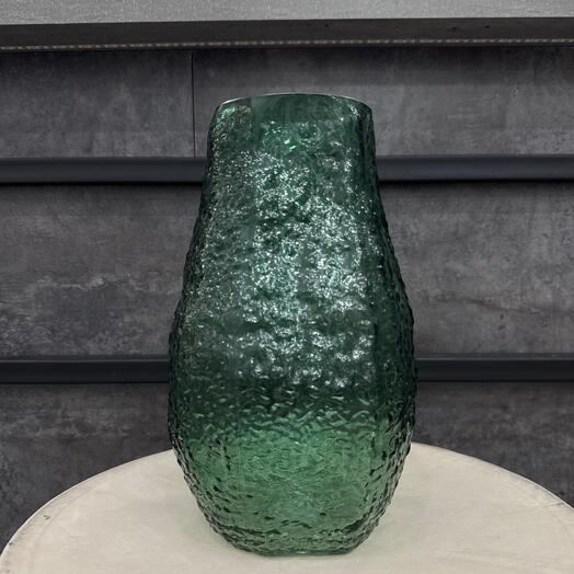 Дизайнерская ваза зеленая