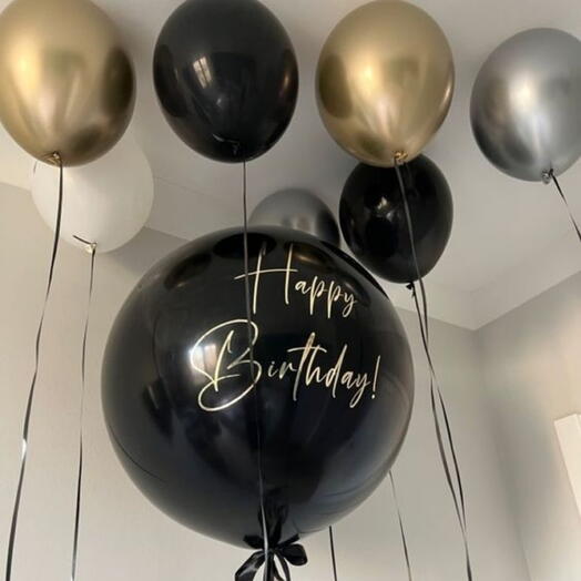 Набор воздушных шаров  "Happy birthday"