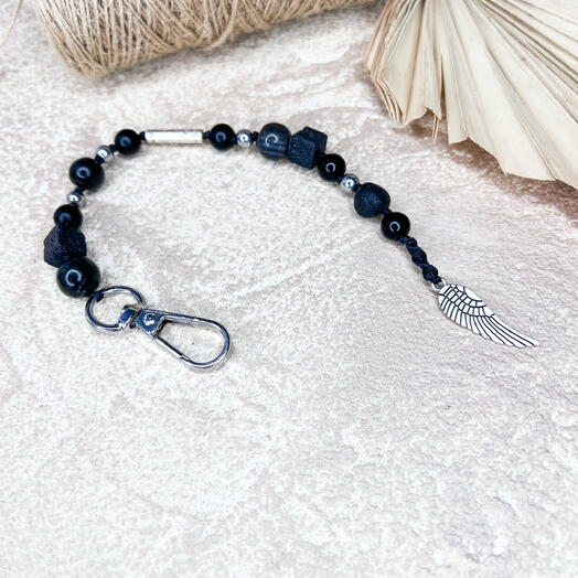 Обвес на сумку брелок на ключи Крыло Ангела