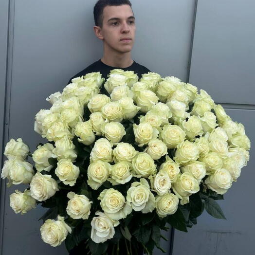 Розы 101 штука 70 см