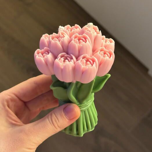Тюльпаны нежно-розовые