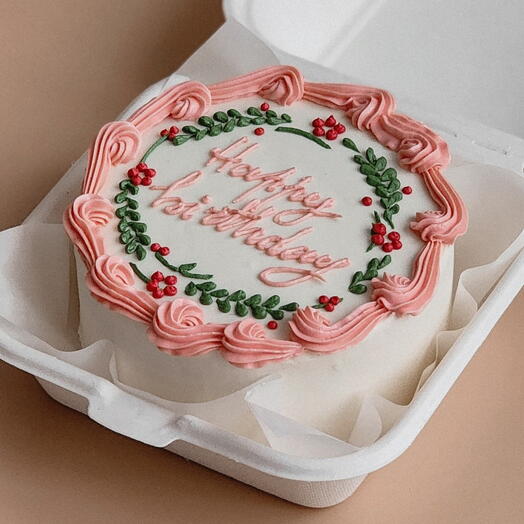 Бенто торт Happy birthday для девушки, для мамы, для подруги, девушке, маме, подруге, девочке, для девочки, сестре