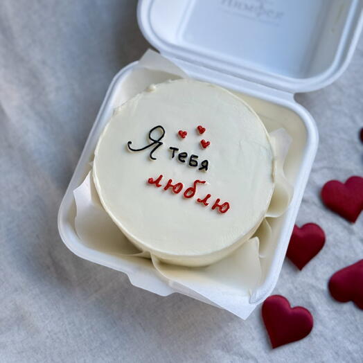 Бенто-торт S 400 гр «Я тебя люблю»
