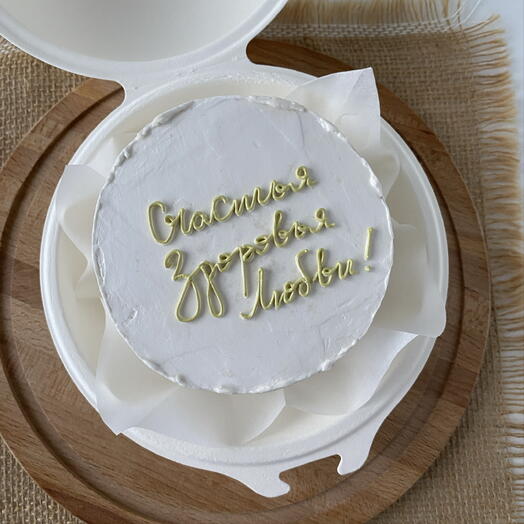 Бенто торт С пожеланиями