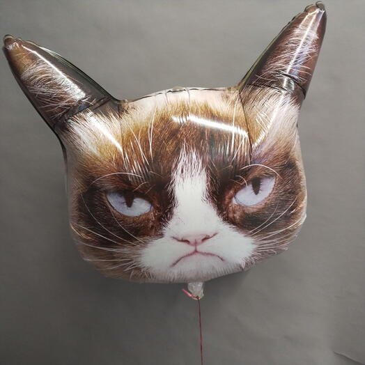 Гелиевый шар Суровый / Сердитый кот